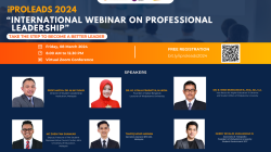 Universitas Widyatama and UiTM Malaysia Collaborate, Holds Professional Leadership Webinar